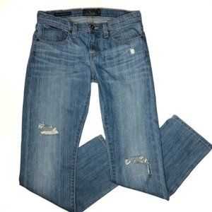 Lucky Brand Sienna Weekender Crop Distressed Jeans Size 0 / 25